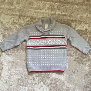 Snowflake print sweater